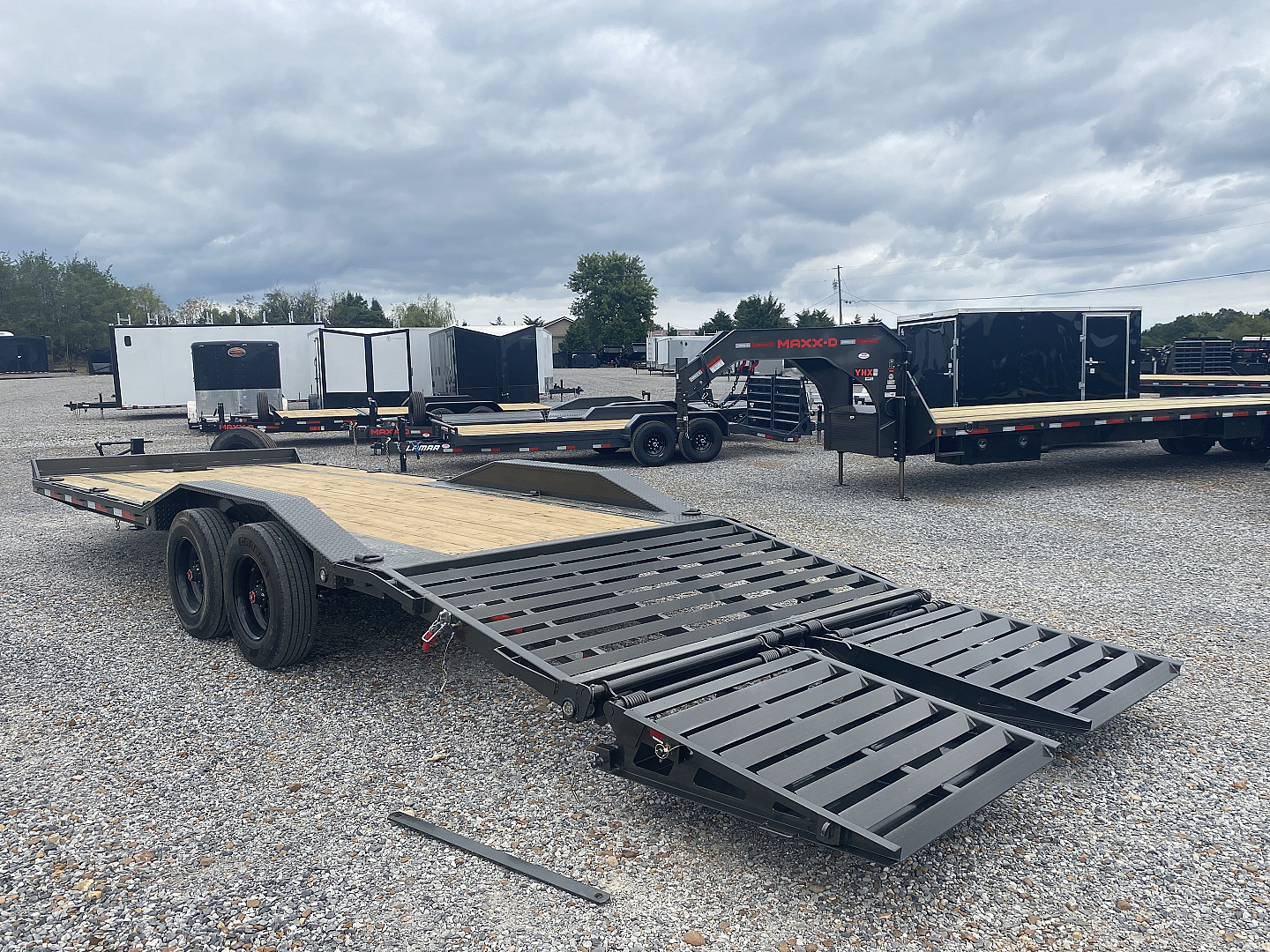 New 2026 MAXXD 102"x24' 22k Equipment Trailer *ALL NEW ENGINEERED FRAME*