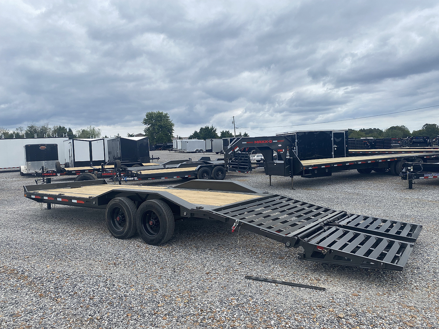 New 2026 MAXXD 102"x24' 22k Equipment Trailer *ALL NEW ENGINEERED FRAME*