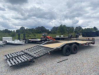 New 2026 MAXXD 102"x24' 22k Equipment Trailer *ALL NEW ENGINEERED FRAME*