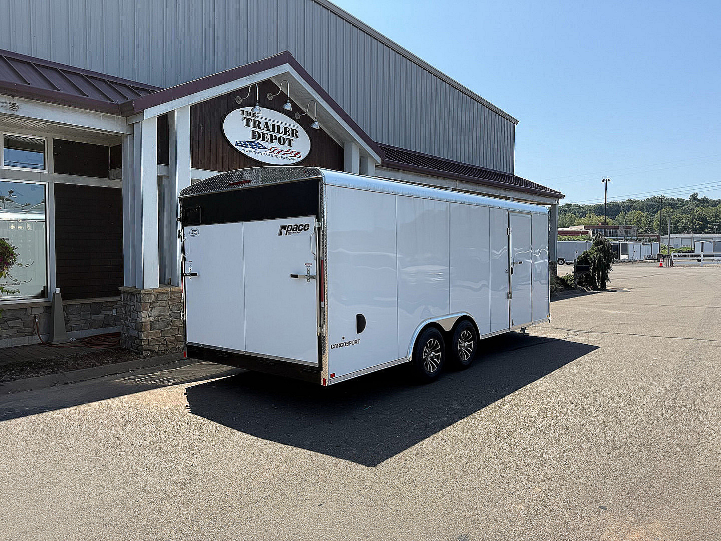 New Pace American 8'6" x 20' Enclosed Landscape Trailer 9.9K