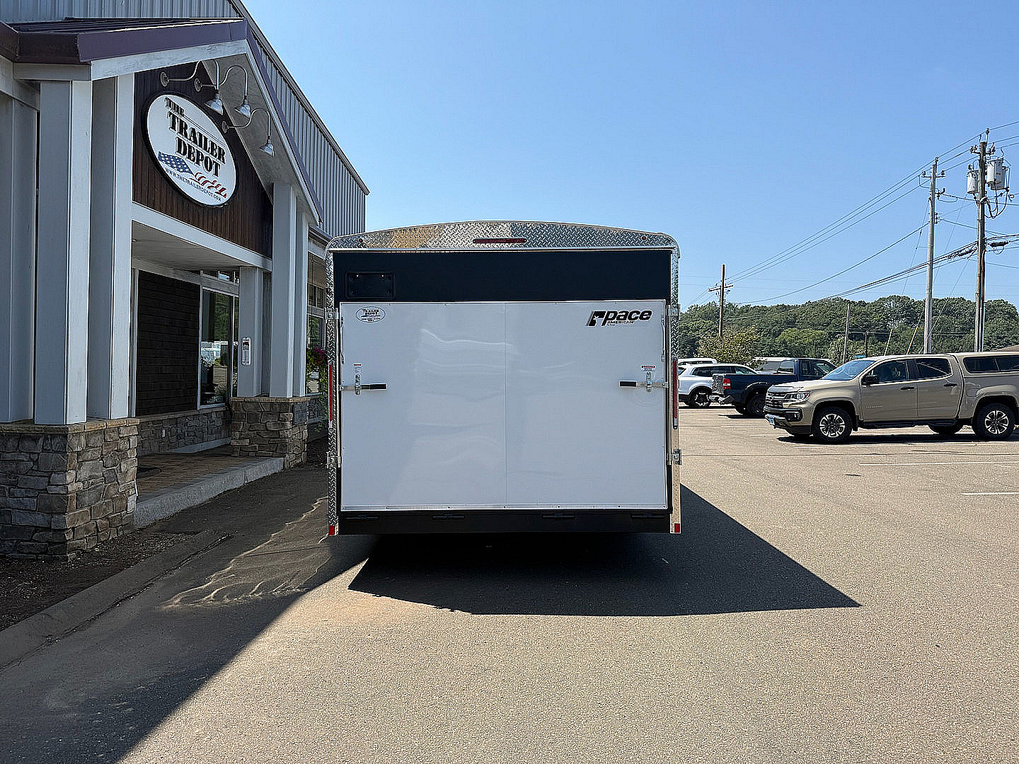 New Pace American 8'6" x 20' Enclosed Landscape Trailer 9.9K