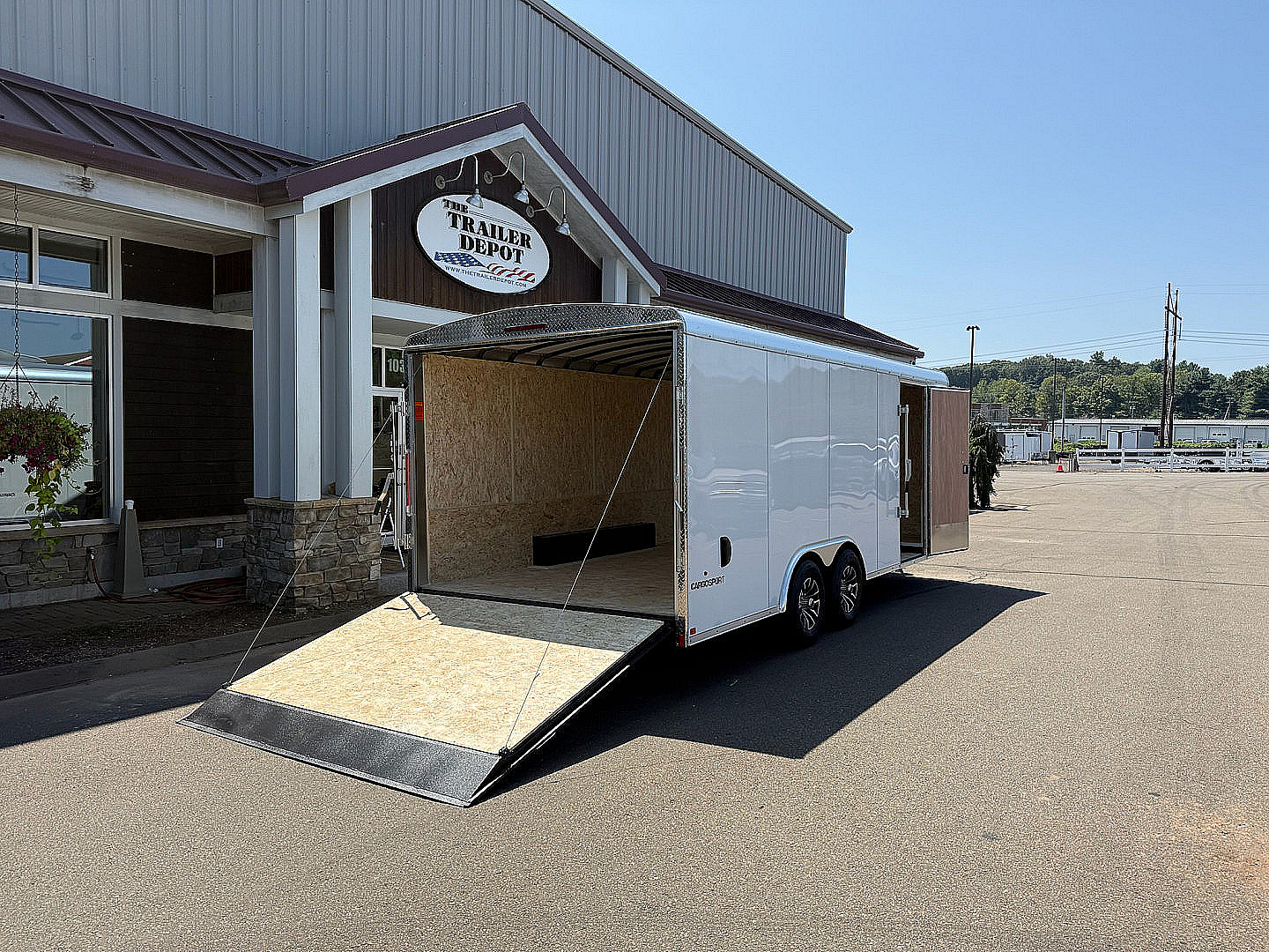 New Pace American 8'6" x 20' Enclosed Landscape Trailer 9.9K