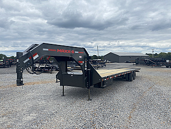 New 2026 MAXXD 102 X36' 40K *ENGINEERED FRAME* HYD DOVE Gooseneck Flatbed Trailer