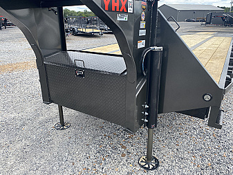 New 2026 MAXXD 102"X36' 40K *ENGINEERED FRAME* HYD DOVE Gooseneck Flatbed Trailer