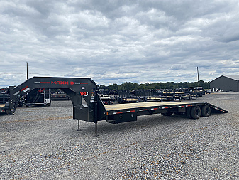 New 2026 MAXXD 102"X36' 40K *ENGINEERED FRAME* HYD DOVE Gooseneck Flatbed Trailer