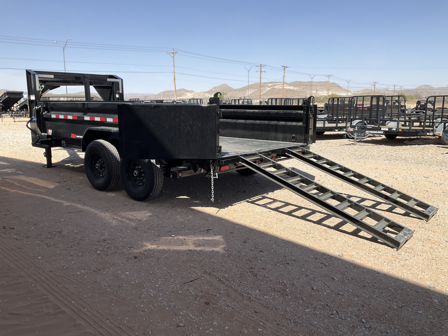 New 2026 PJ 83"x14' BP Tandem Axle Low Pro High Side Dump w/ 48" Sides – DM