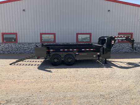 New 2026 PJ 83"x14' BP Tandem Axle Low Pro High Side Dump w/ 48" Sides – DM