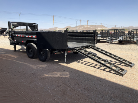 New 2026 PJ 83"x14' BP Tandem Axle Low Pro High Side Dump w/ 48" Sides – DM