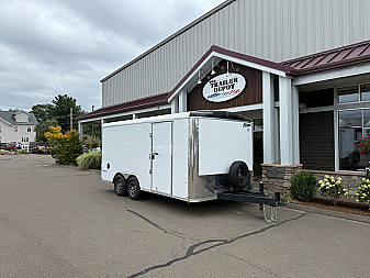 New Pace American 8'6" x 16' Enclosed Landscape Trailer 9.9K