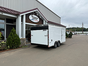 New Pace American 8'6" x 16' Enclosed Landscape Trailer 9.9K