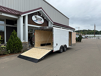 New Pace American 8'6" x 16' Enclosed Landscape Trailer 9.9K