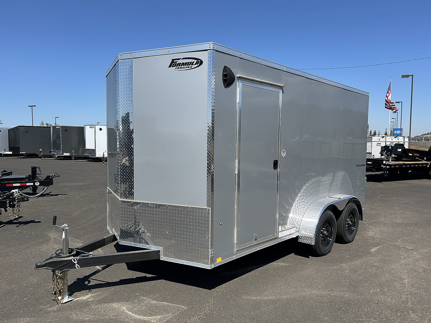 New 2025 Formula Trailers 7x14 Traverse Enclosed 7K GVWR
