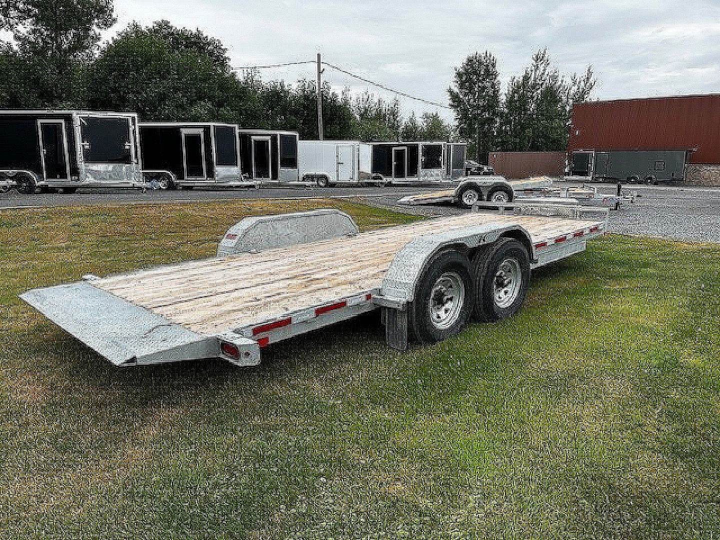 Used 2024 K-Trail 20' Hydraulic Tilt 7 Ton Tilt Trailer