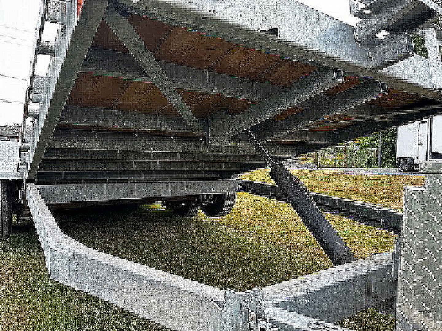 Used 2024 K-Trail 20' Hydraulic Tilt 7 Ton Tilt Trailer