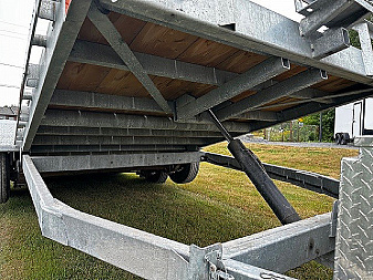 Used 2024 K-Trail 20' Hydraulic Tilt 7 Ton Tilt Trailer