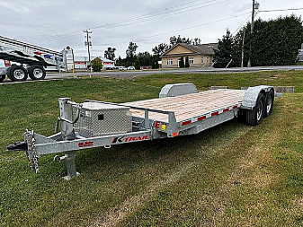 Used 2024 K-Trail 20' Hydraulic Tilt 7 Ton Tilt Trailer