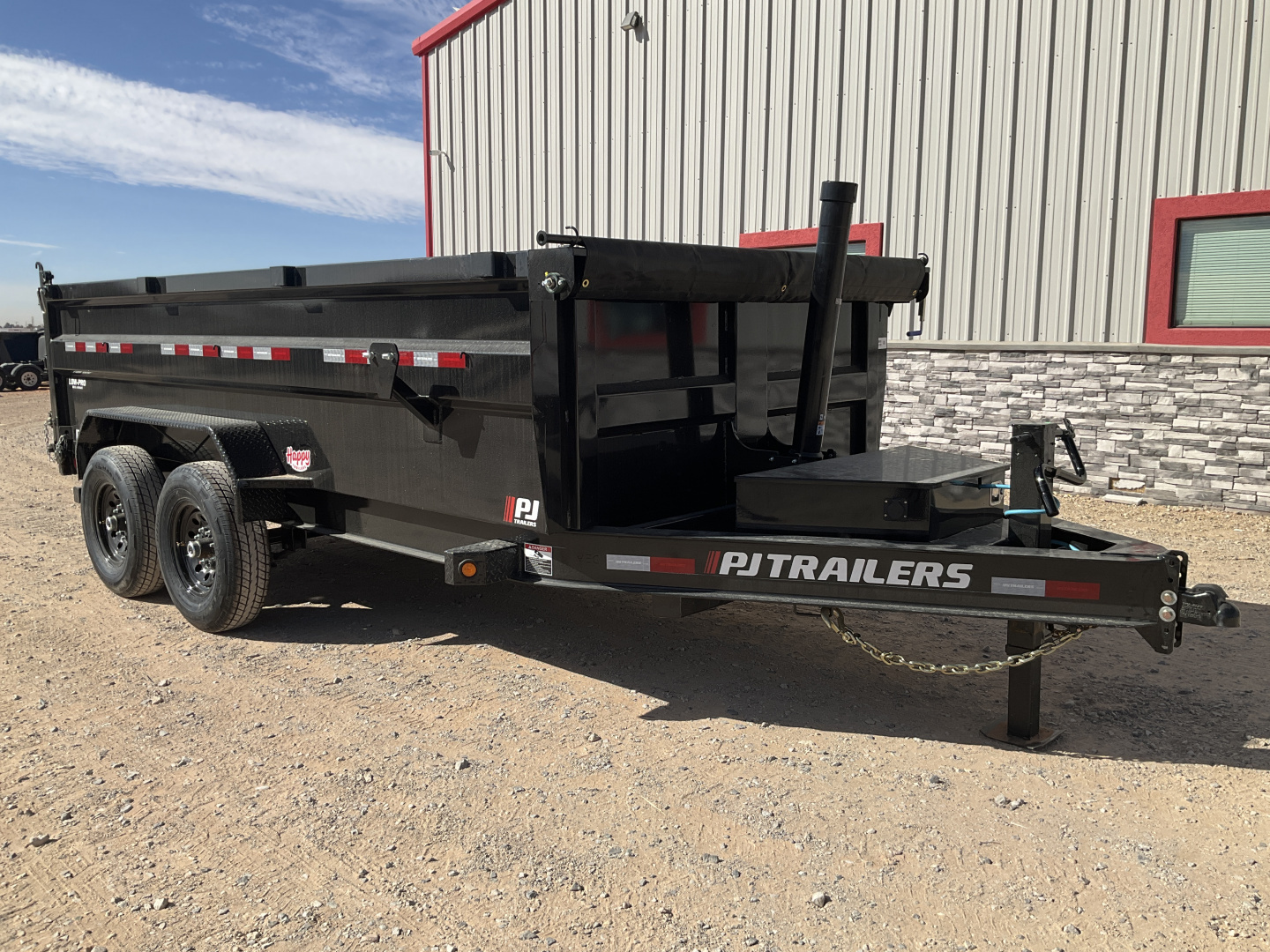 New 2026 PJ 83"x14' BP Tandem Axle Low Pro Telescopic Dump w/ 36" Sides – DT