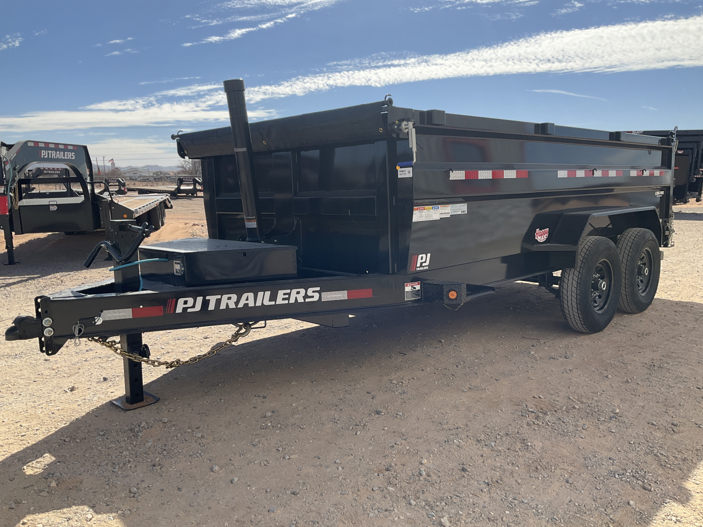 New 2026 PJ 83"x14' BP Tandem Axle Low Pro Telescopic Dump w/ 36" Sides – DT