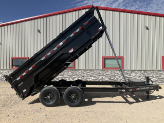 New 2026 PJ 83"x14' BP Tandem Axle Low Pro Telescopic Dump w/ 36" Sides – DT
