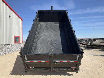 New 2026 PJ 83"x14' BP Tandem Axle Low Pro Telescopic Dump w/ 36" Sides – DT