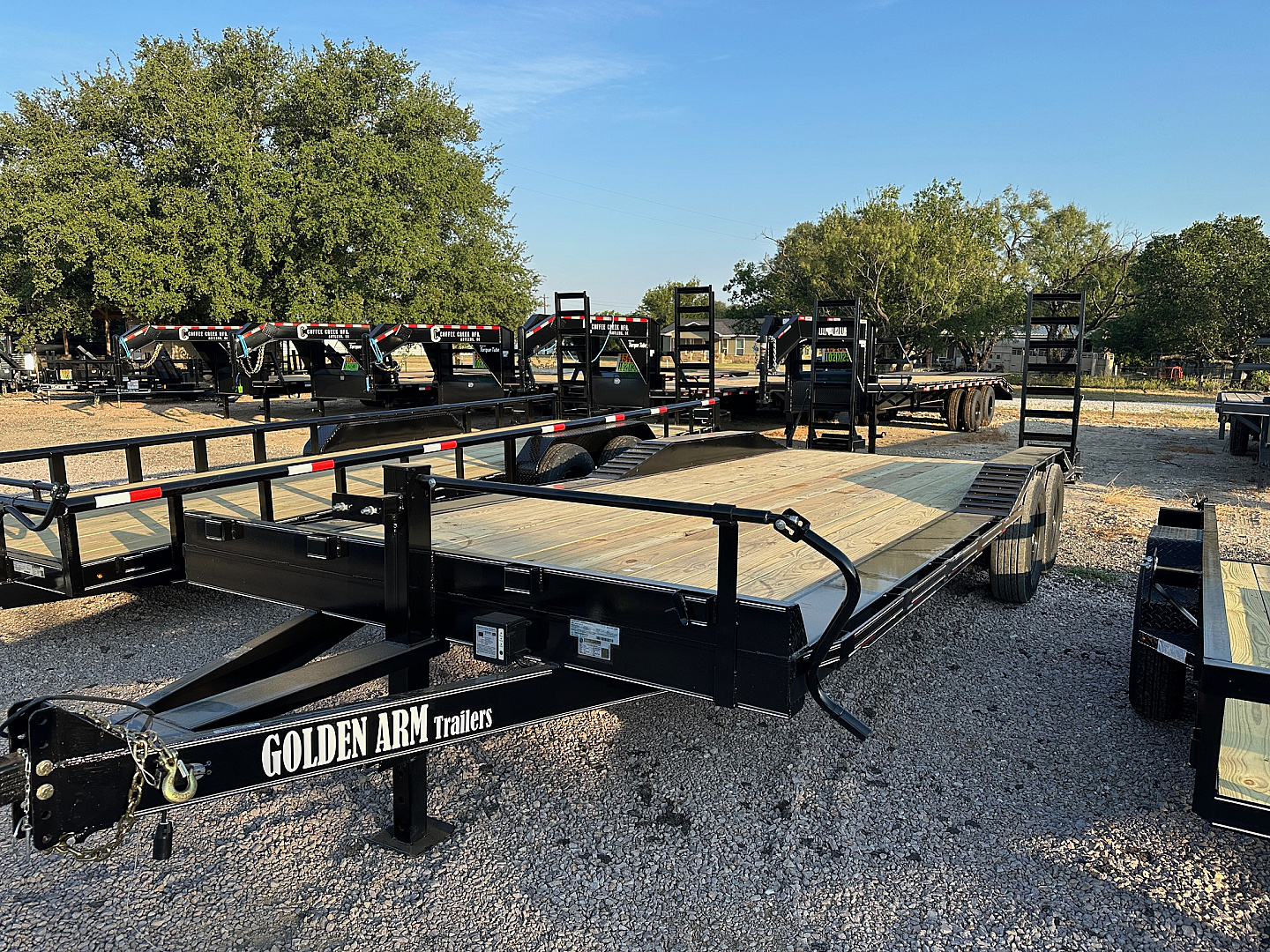 New 2025 Golden Arm - 102" x 22' - Drive over fender - Equipment Trailer