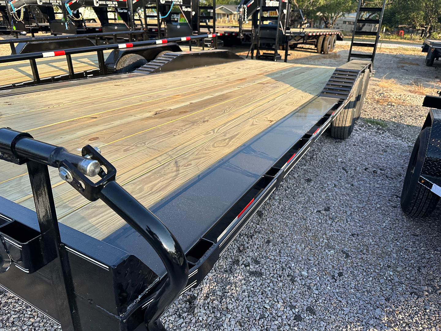 New 2025 Golden Arm - 102" x 22' - Drive over fender - Equipment Trailer