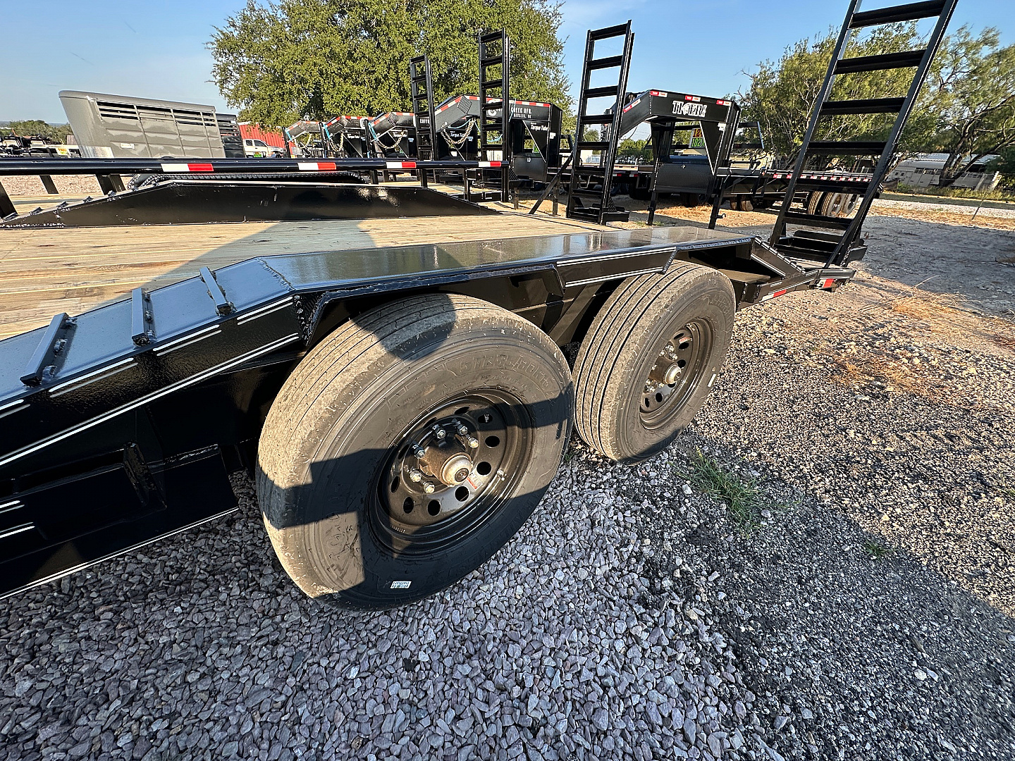 New 2025 Golden Arm - 102" x 22' - Drive over fender - Equipment Trailer