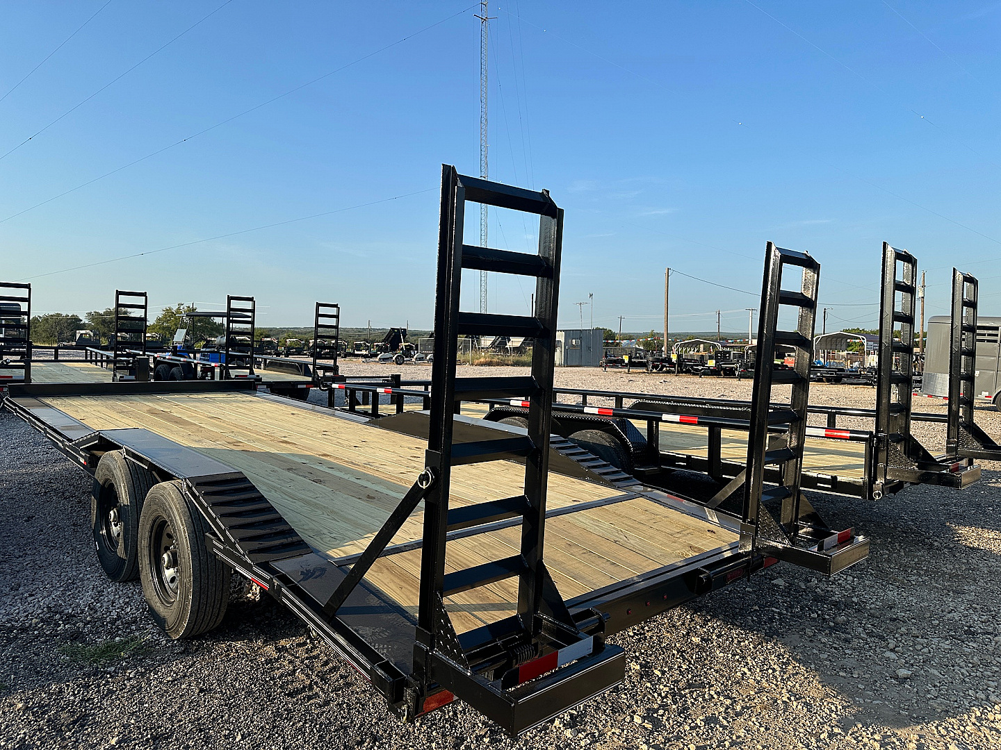 New 2025 Golden Arm - 102" x 22' - Drive over fender - Equipment Trailer