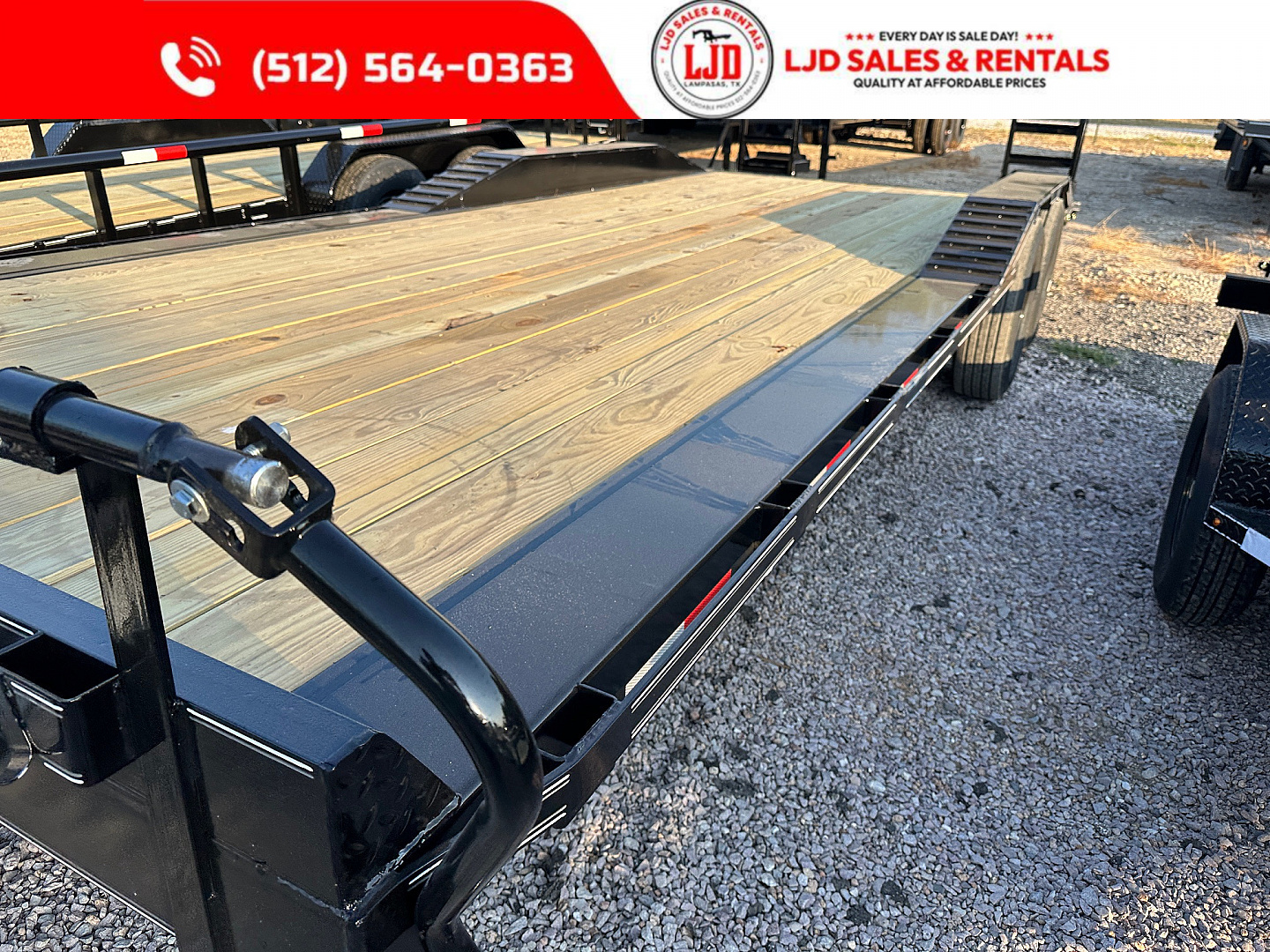 New 2025 Golden Arm - Drive over fender Equipment Trailer - 14 Ply Tires