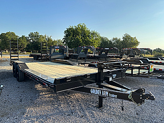 New 2025 Golden Arm - 102  x 22' - Drive over fender - Equipment Trailer