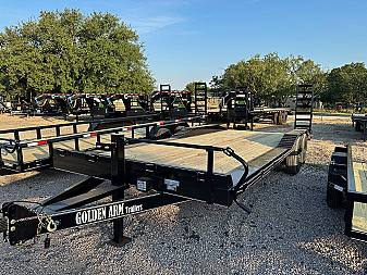 New 2025 Golden Arm - 102" x 22' - Drive over fender - Equipment Trailer