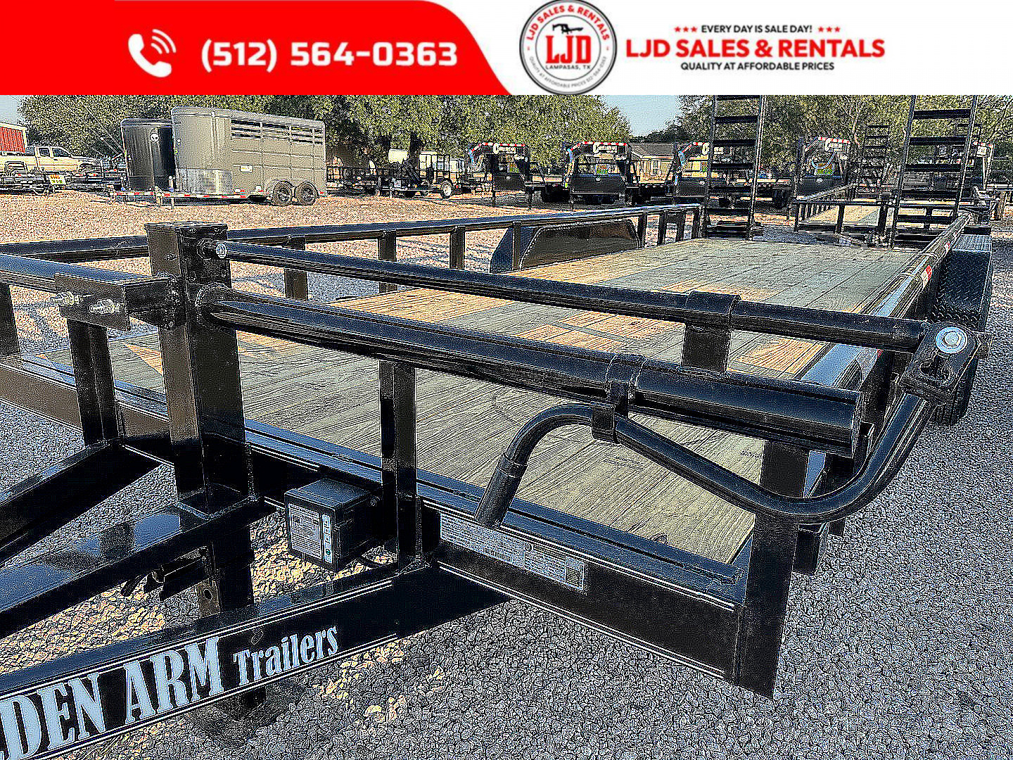 New 2025 Golden Arm - 83" x 20' - Equipment Trailer