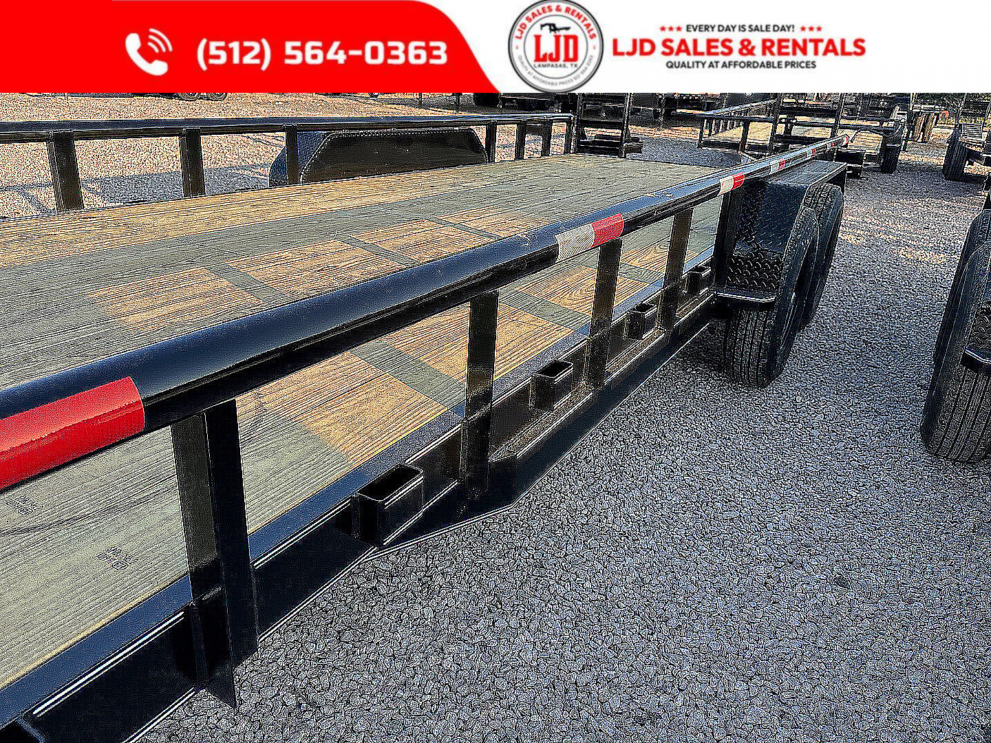 New 2025 Golden Arm - 83" x 20' - Equipment Trailer