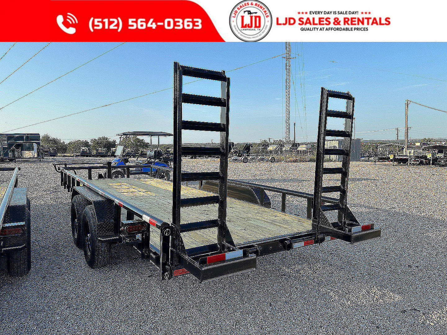 New 2025 Golden Arm - 83" x 20' - Equipment Trailer