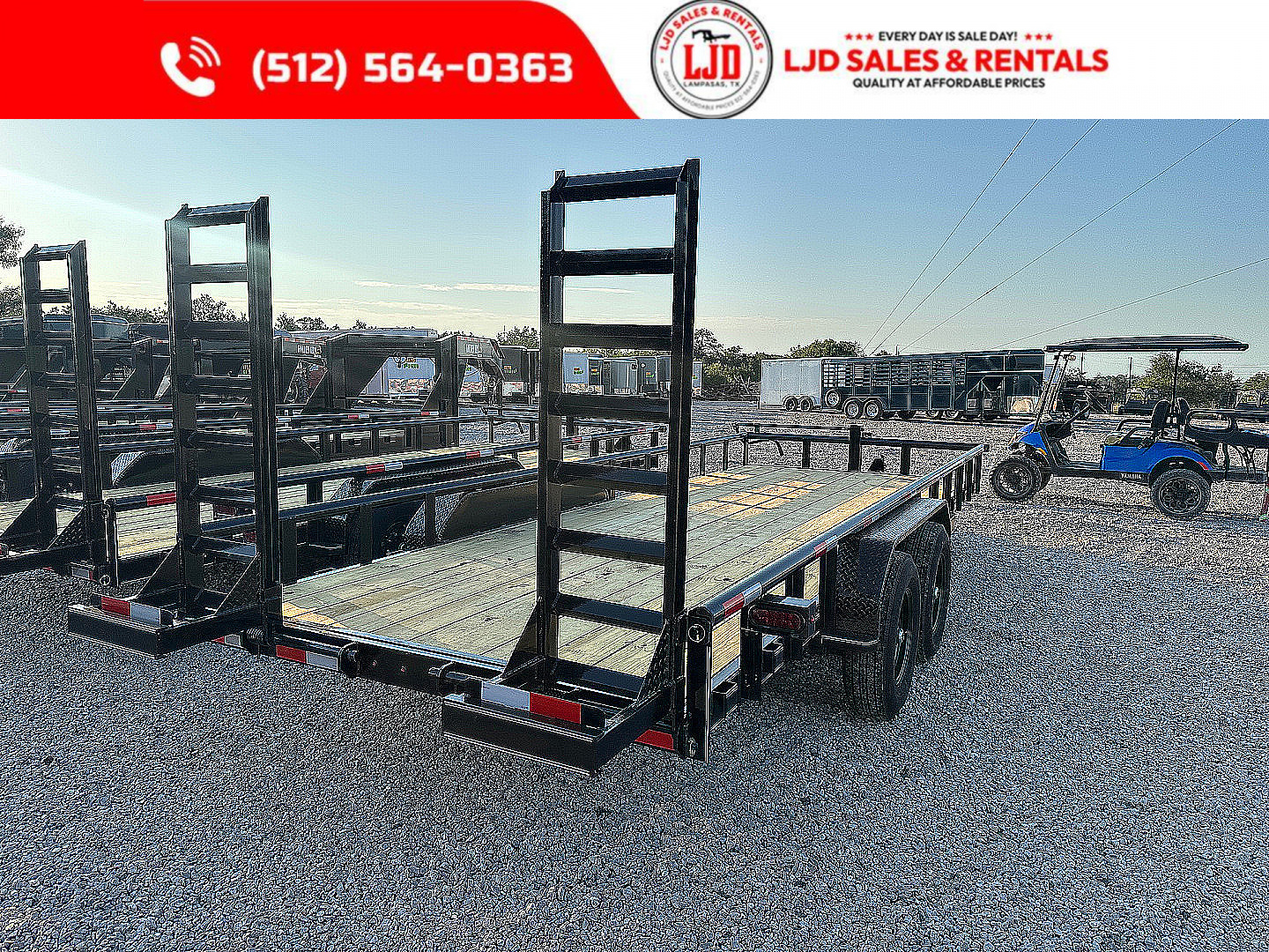New 2025 Golden Arm - 83" x 20' - Equipment Trailer