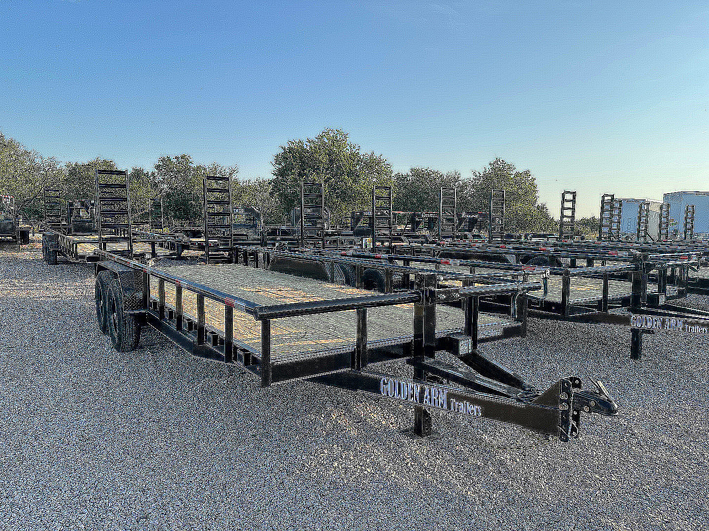 New 2025 Golden Arm - 83" x 18' - Equipment Trailer