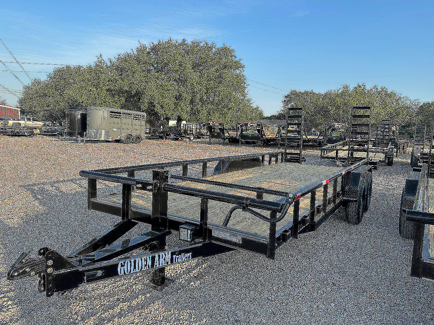 New 2025 Golden Arm - 83" x 18' - Equipment Trailer