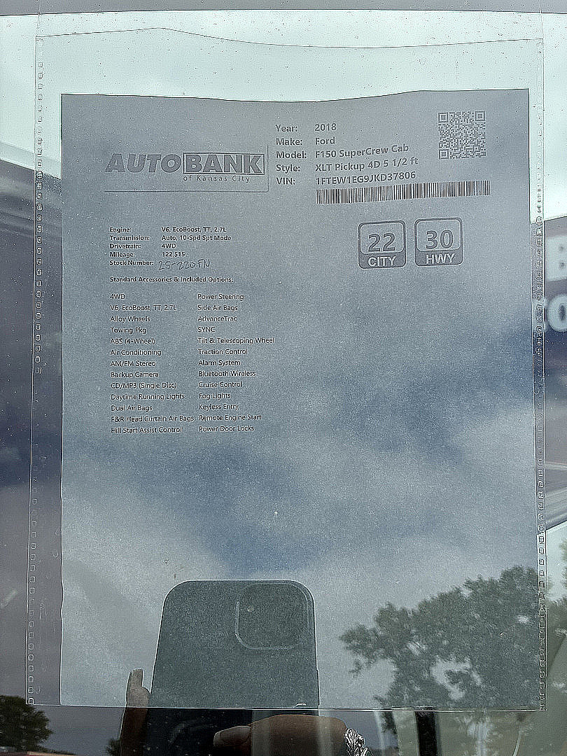 Used 2018 Ford F150 Super Crew Cab Truck