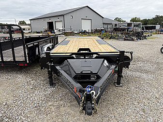 New 2026 RAWMAXX TILT TRAILER DTX22BP14K 102X22 TA (GVW:14000) JET BLACK