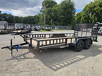 New 2026 Load Trail 83 X 16 TANDEM AXLE UTILITY TRAILER SIDE LOAD RAMPS Utility Trailer