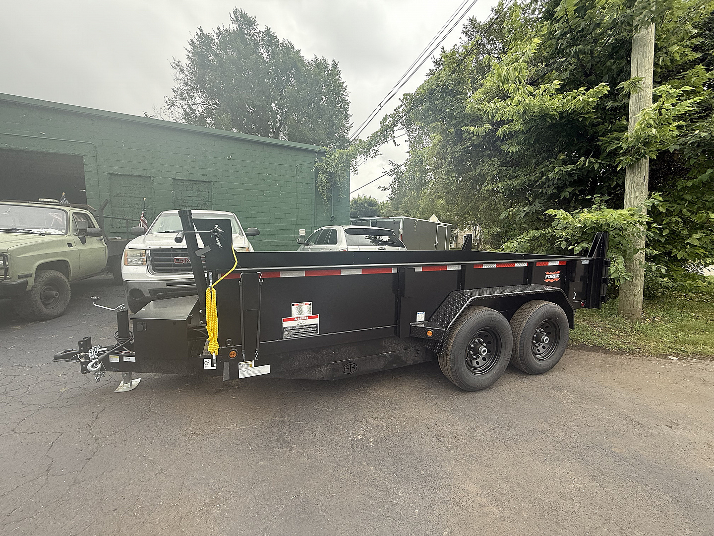New 2026 Force 7X14 14K Dump Trailer