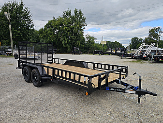 New 2026 Load Trail 83 X 16 TANDEM AXLE UTILITY TRAILER SIDE LOAD RAMPS Utility Trailer