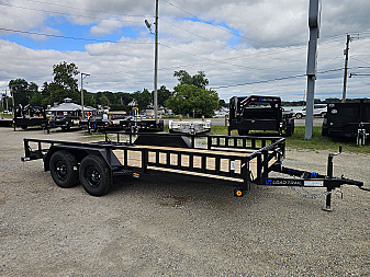 New 2026 Load Trail 83 X 16 TANDEM AXLE UTILITY TRAILER SIDE LOAD RAMPS Utility Trailer