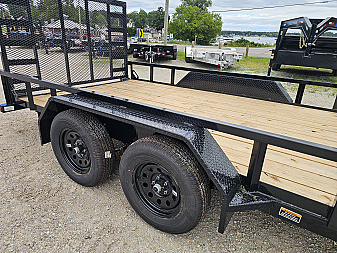 New 2026 Load Trail 83 X 16 TANDEM AXLE UTILITY TRAILER SIDE LOAD RAMPS Utility Trailer