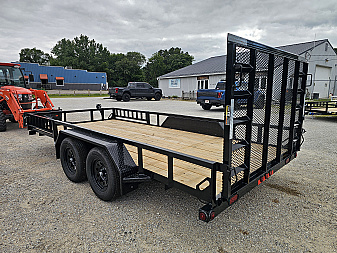 New 2026 Load Trail 83 X 16 TANDEM AXLE UTILITY TRAILER SIDE LOAD RAMPS Utility Trailer