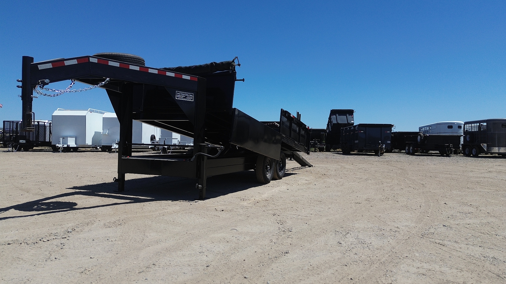 New 2025 TRU Custom 16' Dump Trailer
