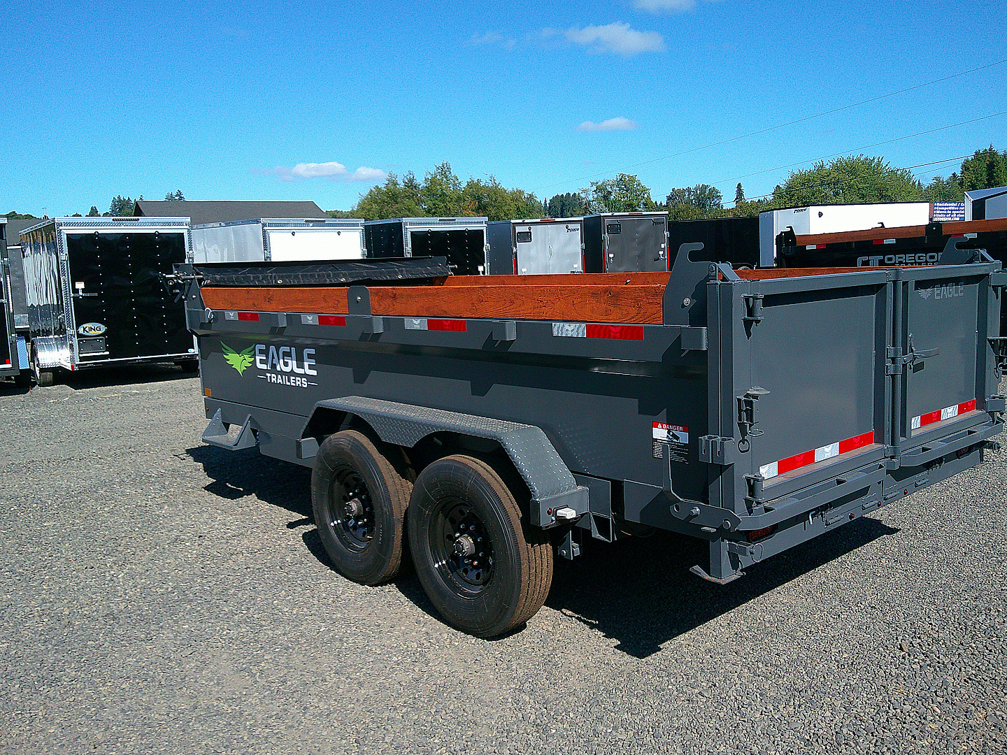 New 2026 Eagle Trailers 7x14 16K Venture Pro Dump Trailer