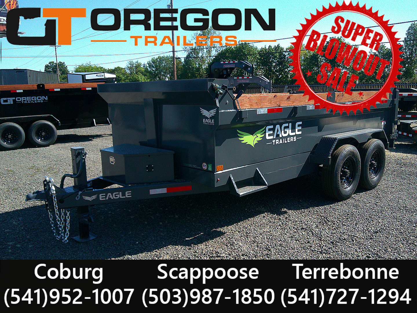 New 2026 Eagle Trailers 7x14 16K Venture Pro Dump Trailer