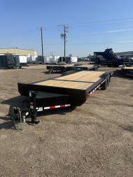 New 2026 Midsota 8.5x24(6+ 18) 17.6K Split Tilt Equ Trailer with Drive Over Fenders