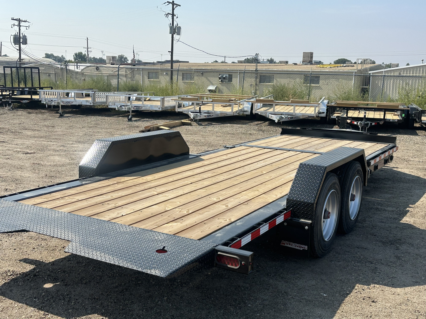 New 2026 Midsota (6+16) 7x22 15.4K Split Tilt Equipment Trailer
